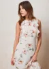 Neutral Floral Print Midi Dress sold by Mint Velvet