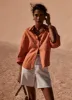 Rust Orange Linen Shirt sold by Mint Velvet