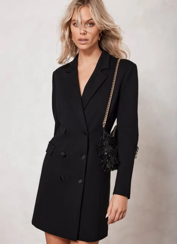 Black Blazer Mini Dress sold by Mint Velvet