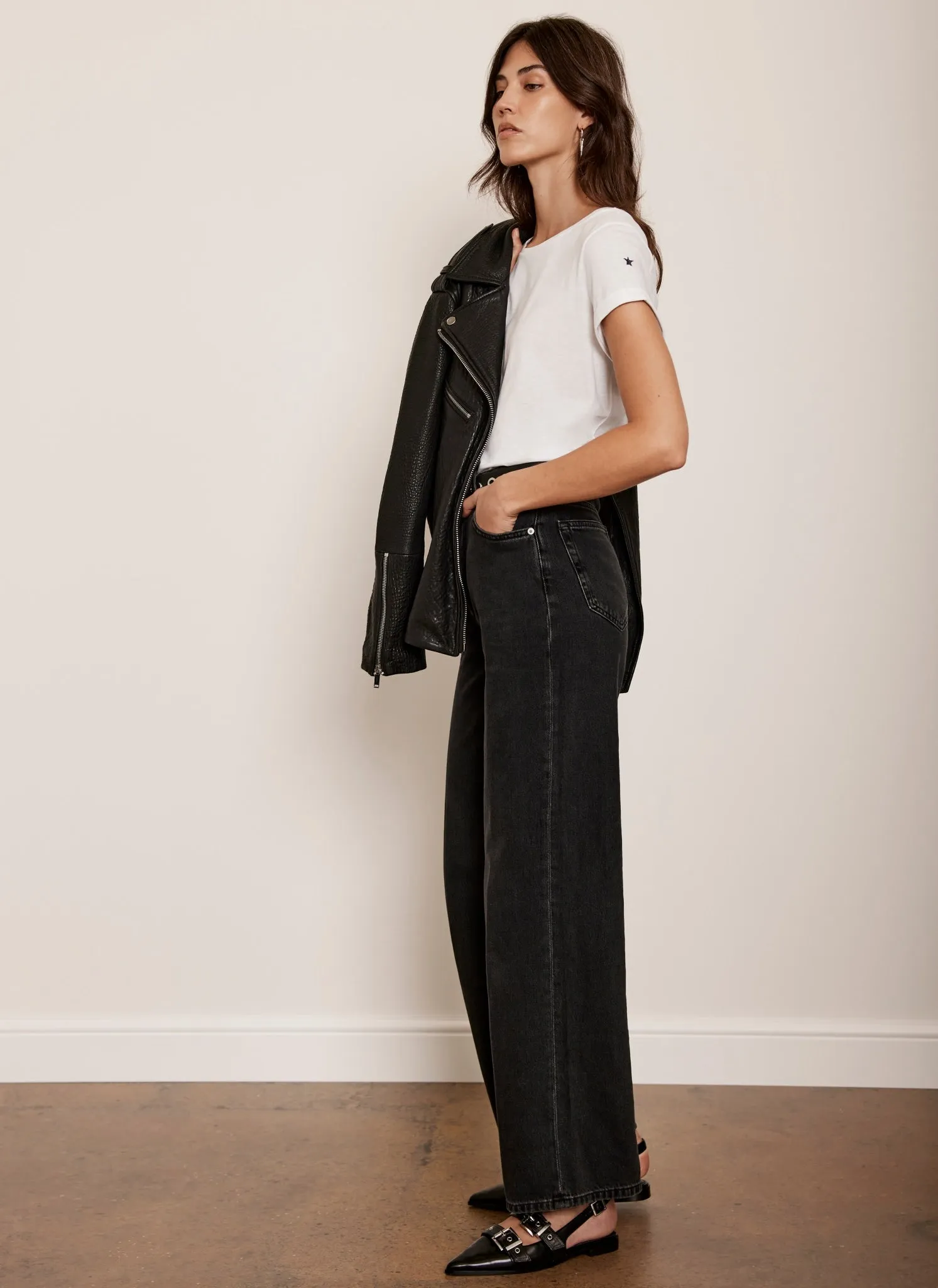 White Cotton Star T-Shirt sold by Mint Velvet product image thumbnail 3