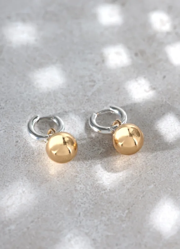 Mixed Sphere Hoop Earrings sold by Mint Velvet