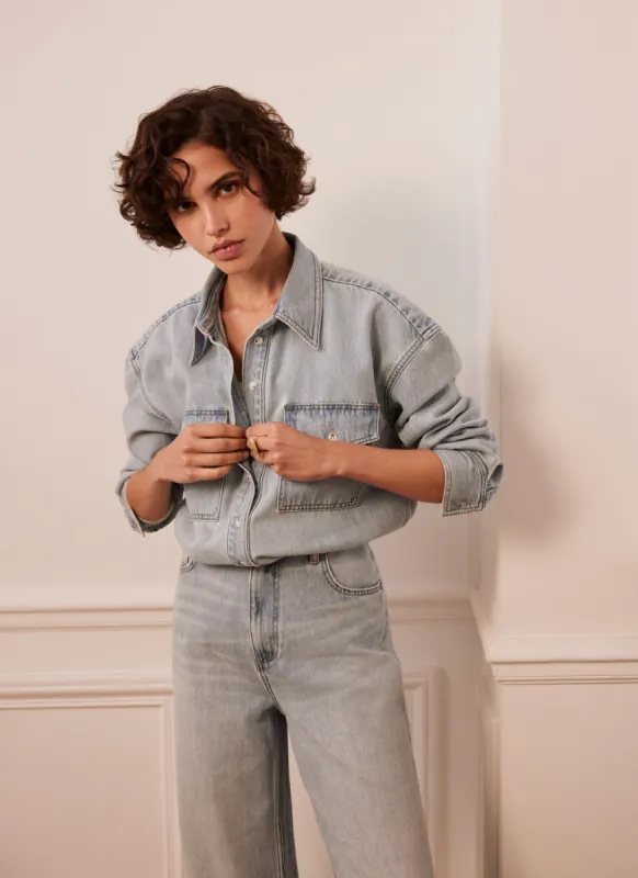 Light Indigo Denim Shirt sold by Mint Velvet