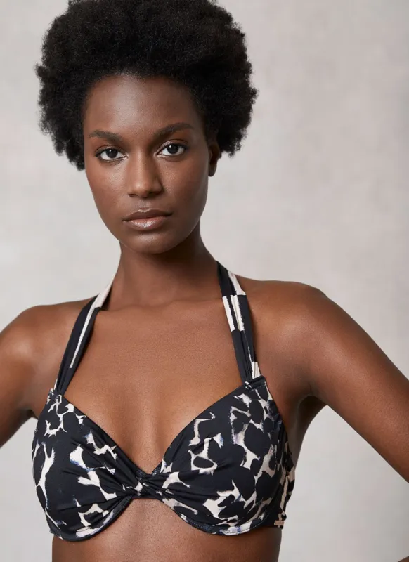 Marina Plunge Bikini Top sold by Mint Velvet