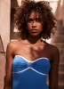 Blue Cut Out Contrast Swimsuit sold by Mint Velvet