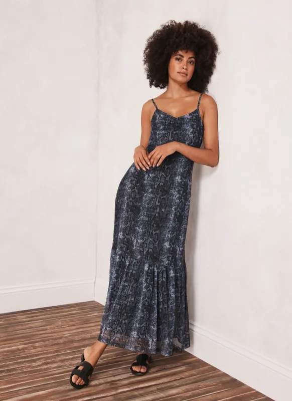 Jenna Print Tiered Maxi Dress sold by Mint Velvet
