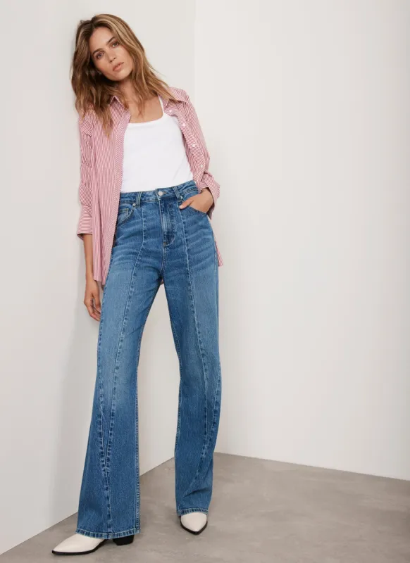 Indigo Seam Detail Jeans sold by Mint Velvet