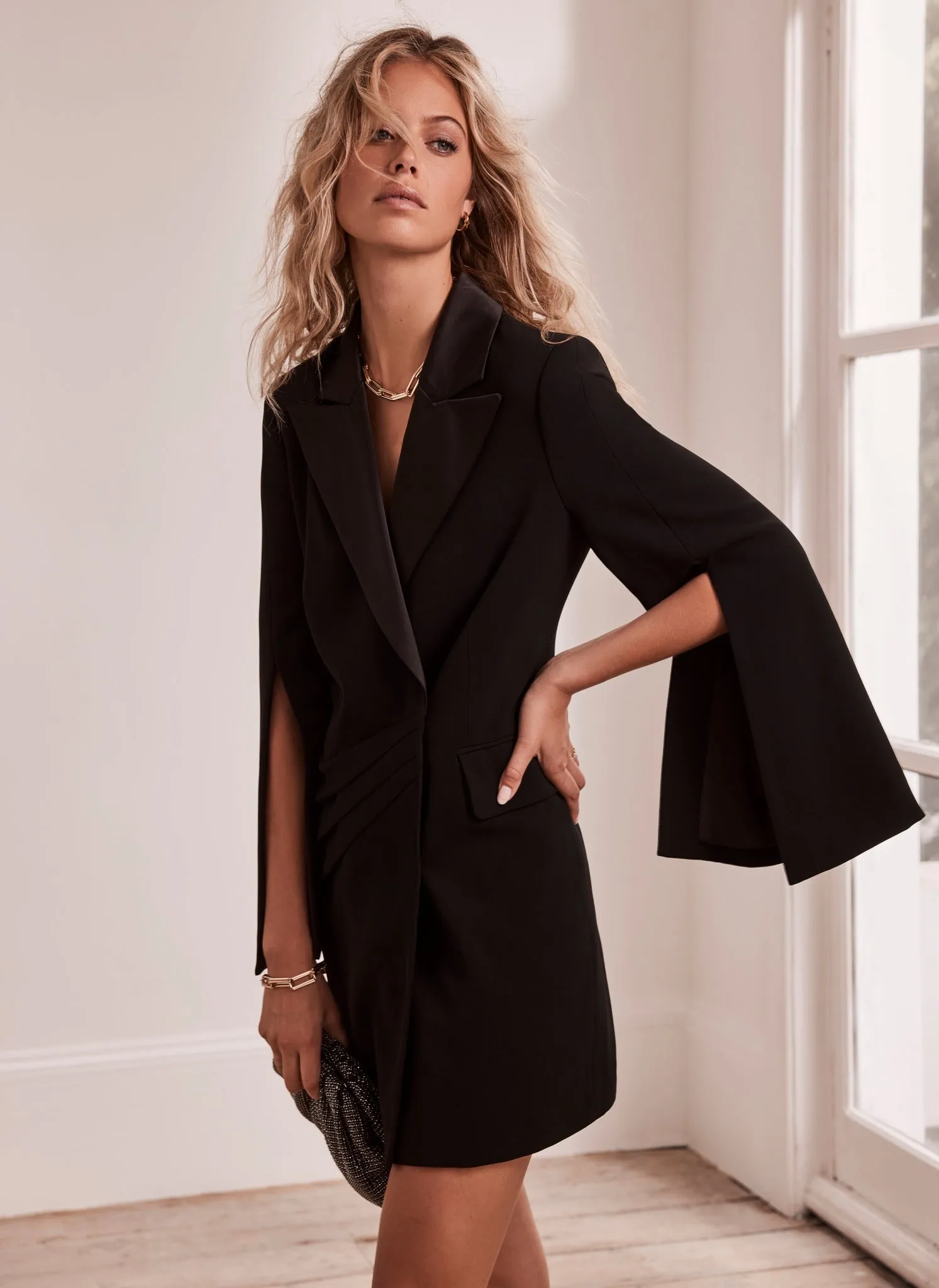 Black Mini Blazer Dress sold by Mint Velvet product image thumbnail 5