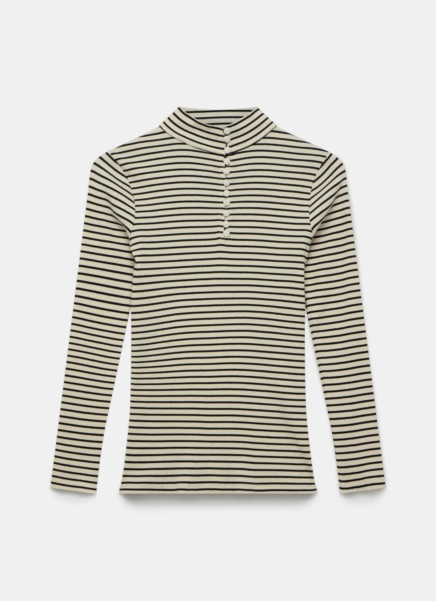 Cream Striped Long Sleeve Top sold by Mint Velvet product image thumbnail 5