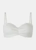 White Bandeau Bikini Top sold by Mint Velvet