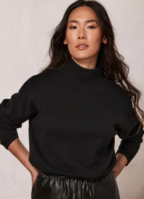Black Ultimate Batwing Jumper sold by Mint Velvet