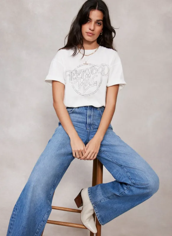 White Fleetwood Mac T-Shirt sold by Mint Velvet