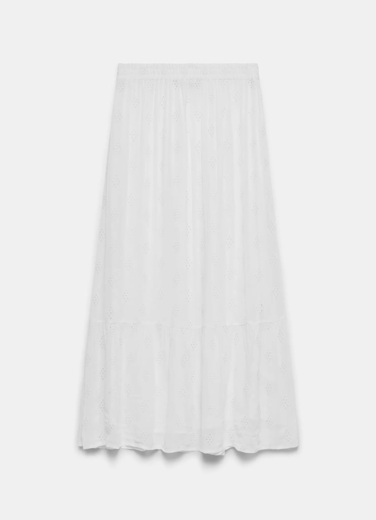 Cream Broderie Anglaise Maxi Skirt sold by Mint Velvet product image thumbnail 5