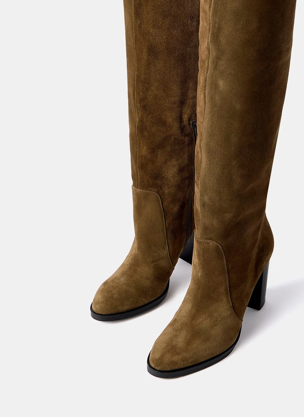 Brown Suede Long Boots sold by Mint Velvet product image thumbnail 2