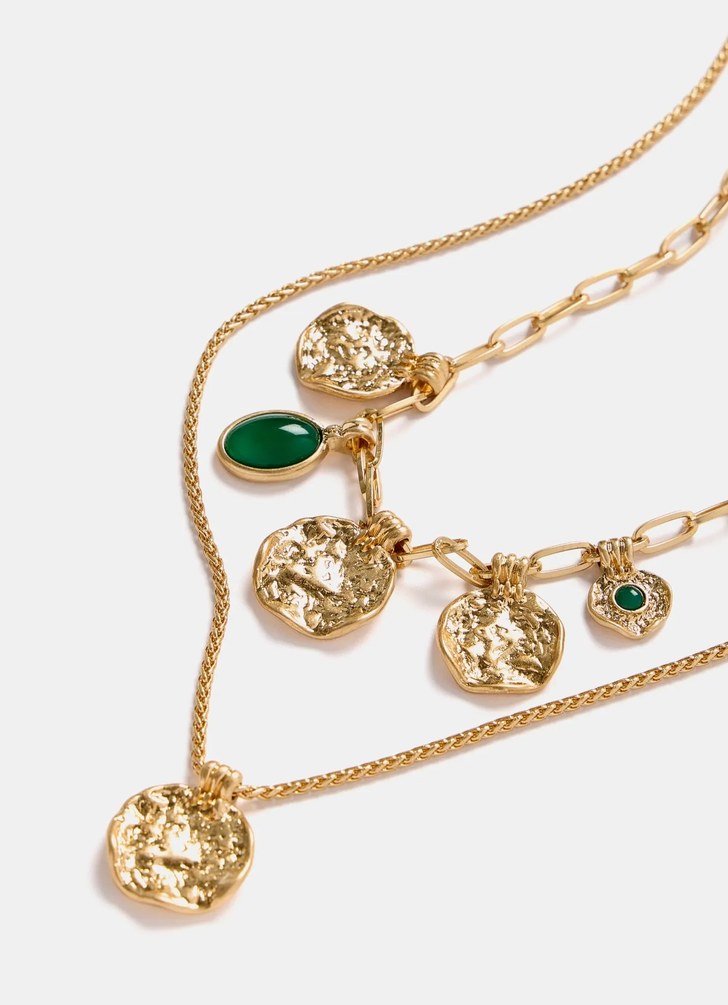 Green Stone Pendant Necklace sold by Mint Velvet product image thumbnail 5