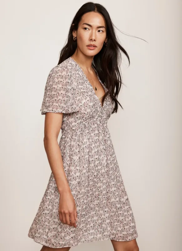 Neutral Print Mini Dress sold by Mint Velvet