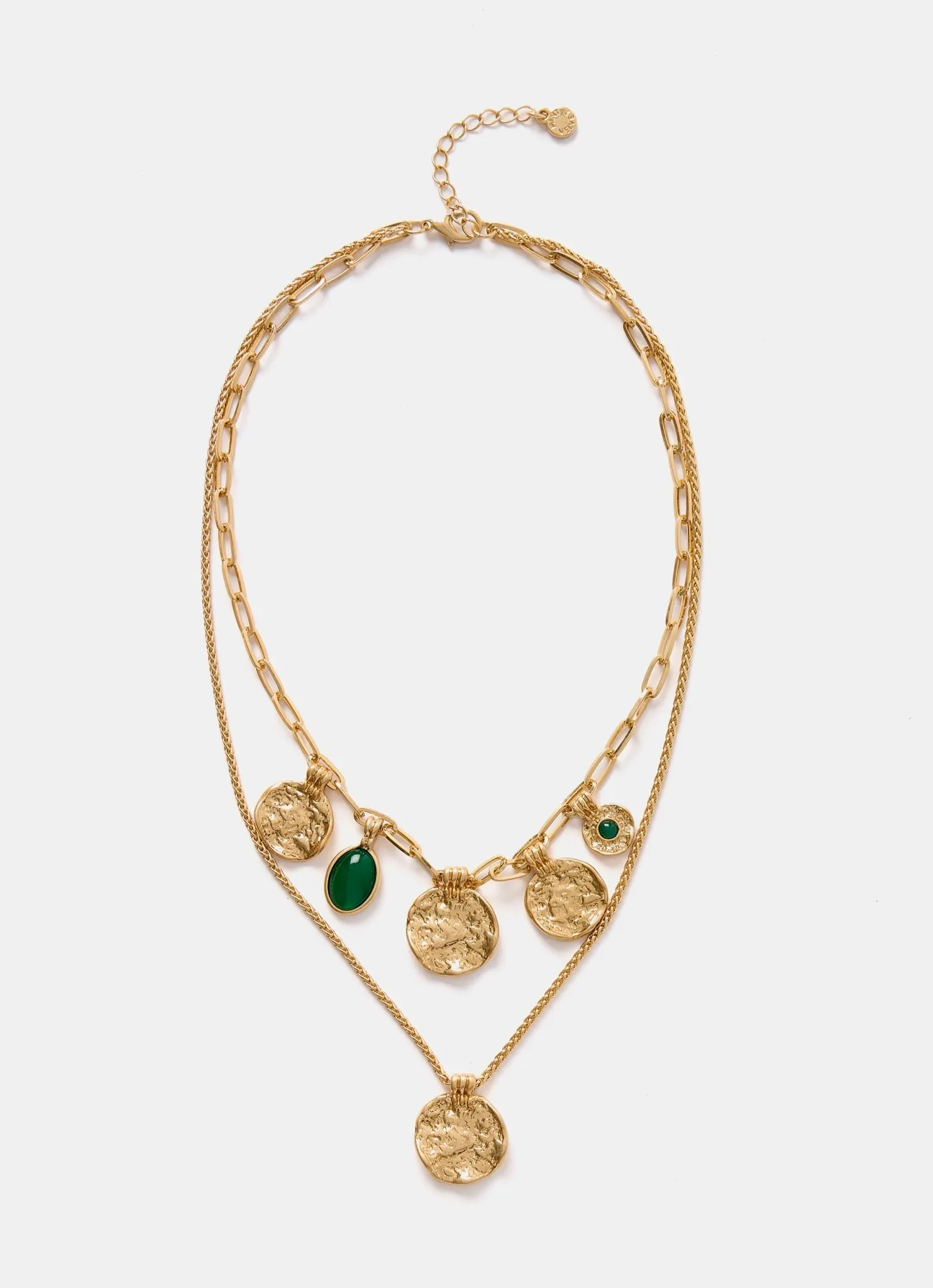 Green Stone Pendant Necklace sold by Mint Velvet product image thumbnail 3