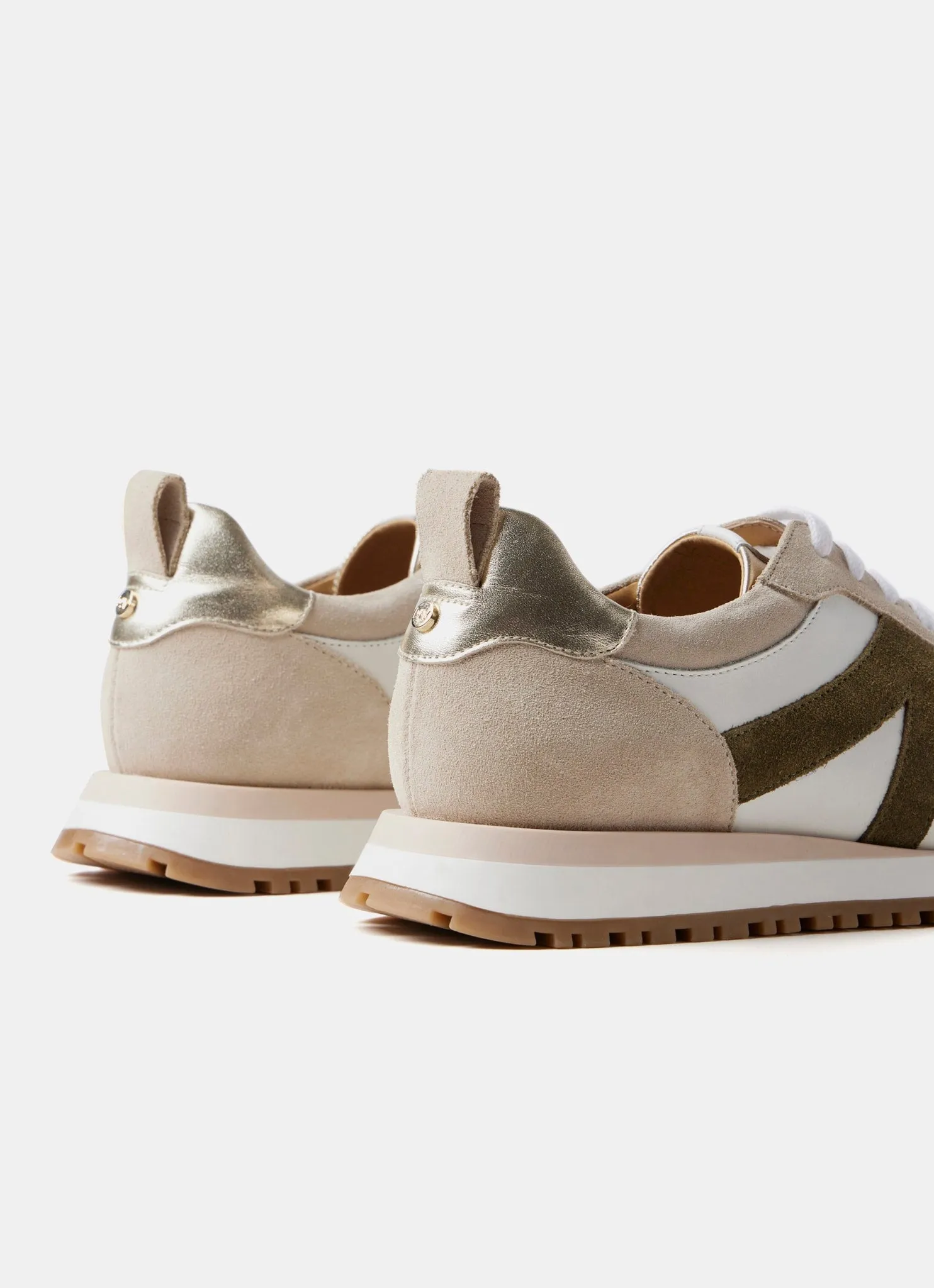 Beige Suede Trainers sold by Mint Velvet product image thumbnail 4