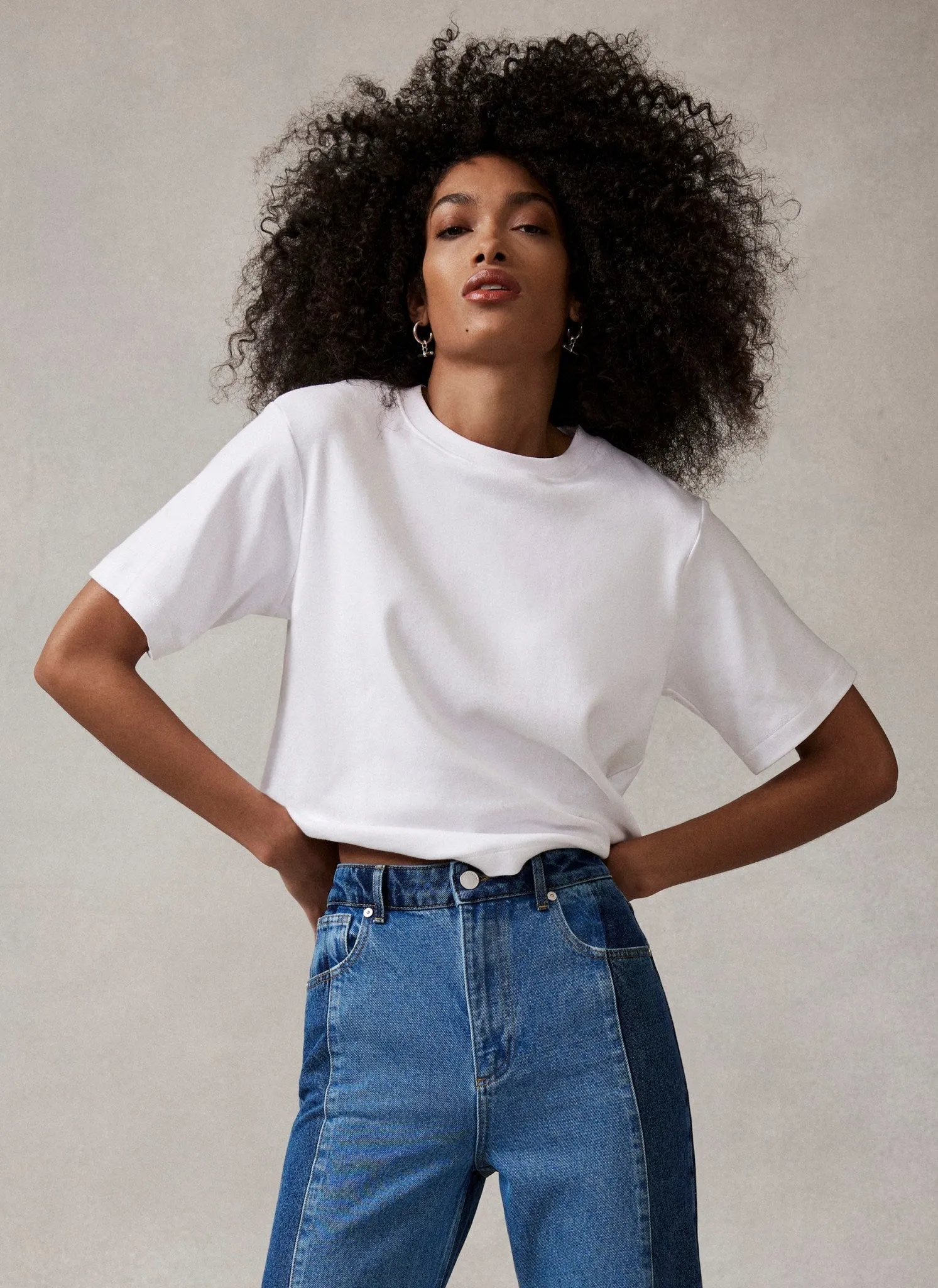 White Ultimate Cotton T-Shirt sold by Mint Velvet product image thumbnail 4