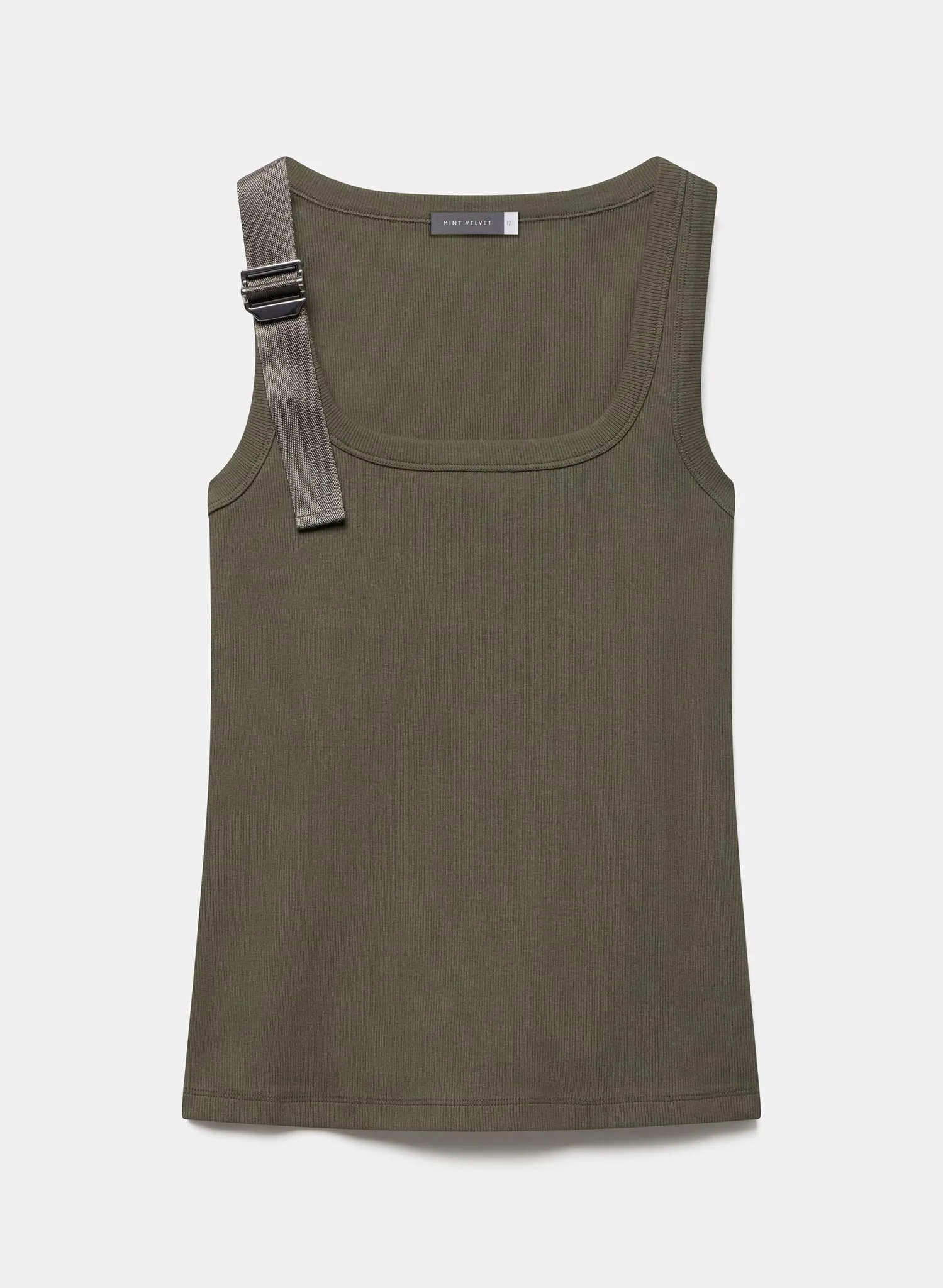 Khaki Utility Detail Vest sold by Mint Velvet product image thumbnail 5