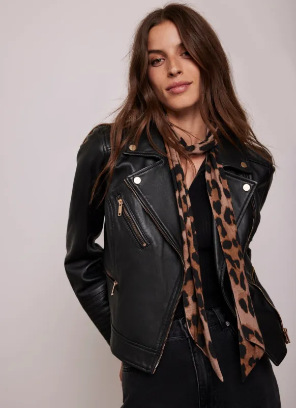 Leopard Print Skinny Scarf sold by Mint Velvet