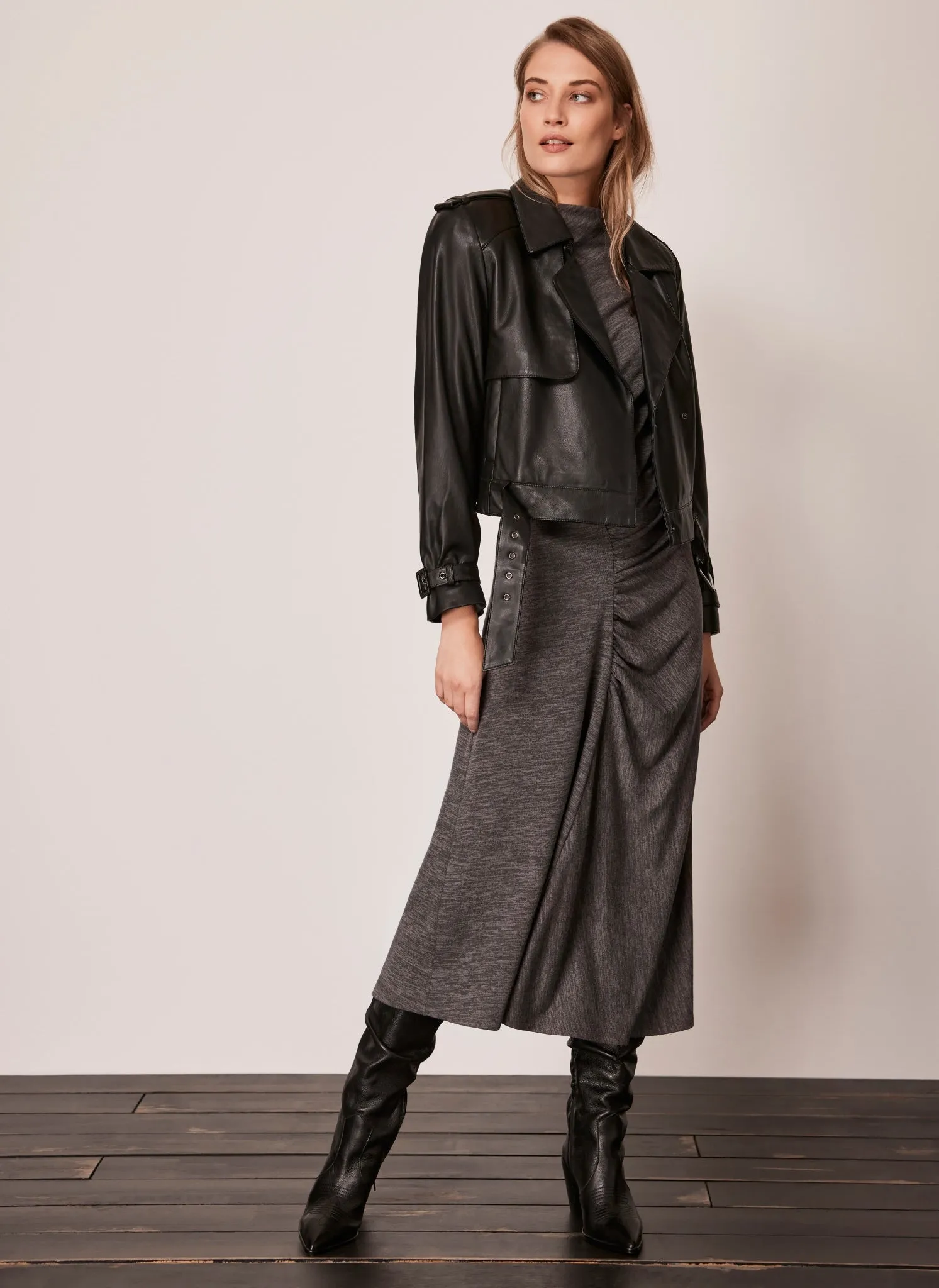 Grey Jersey Midi Dress sold by Mint Velvet product image thumbnail 5