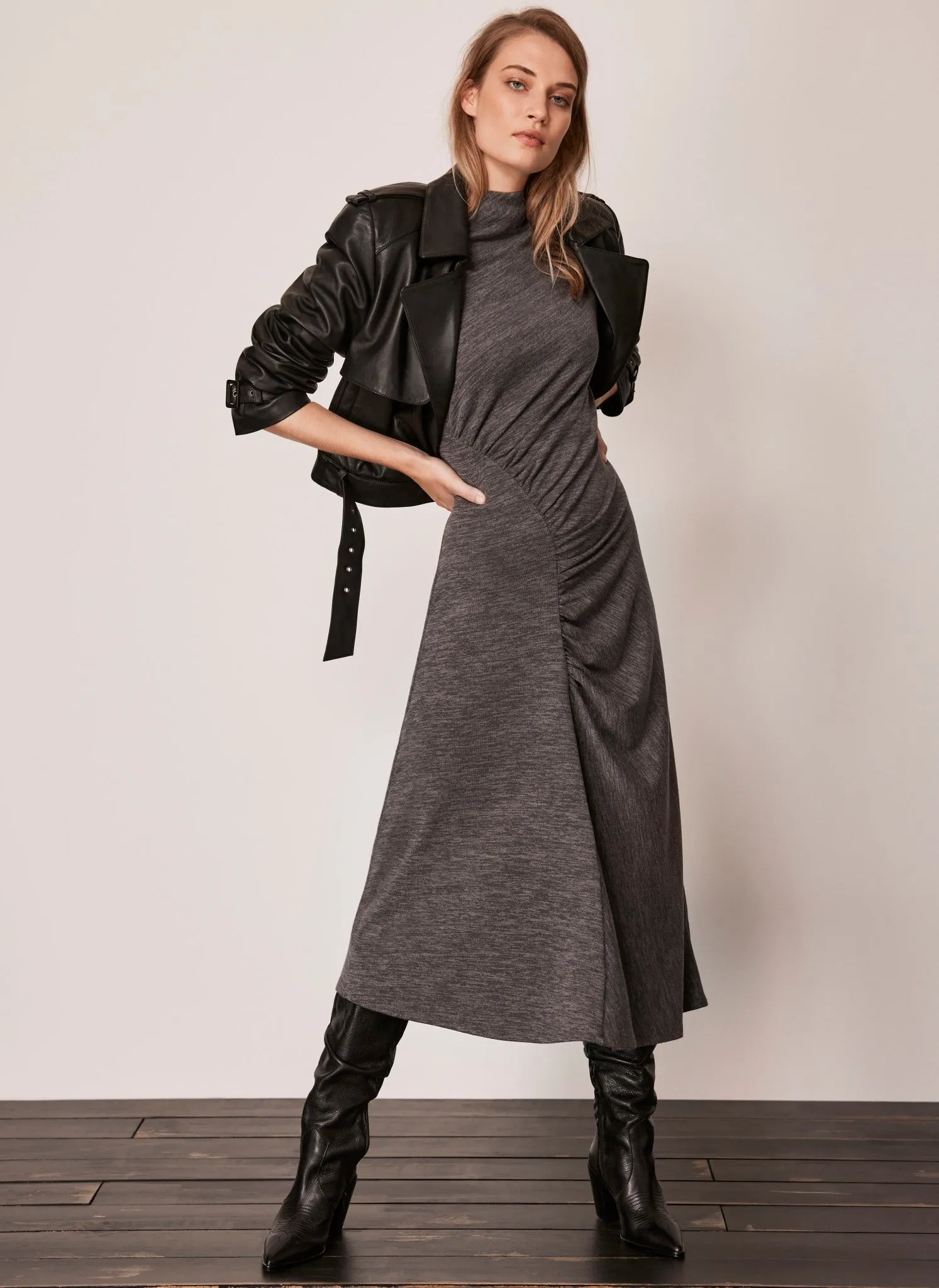 Grey Jersey Midi Dress sold by Mint Velvet