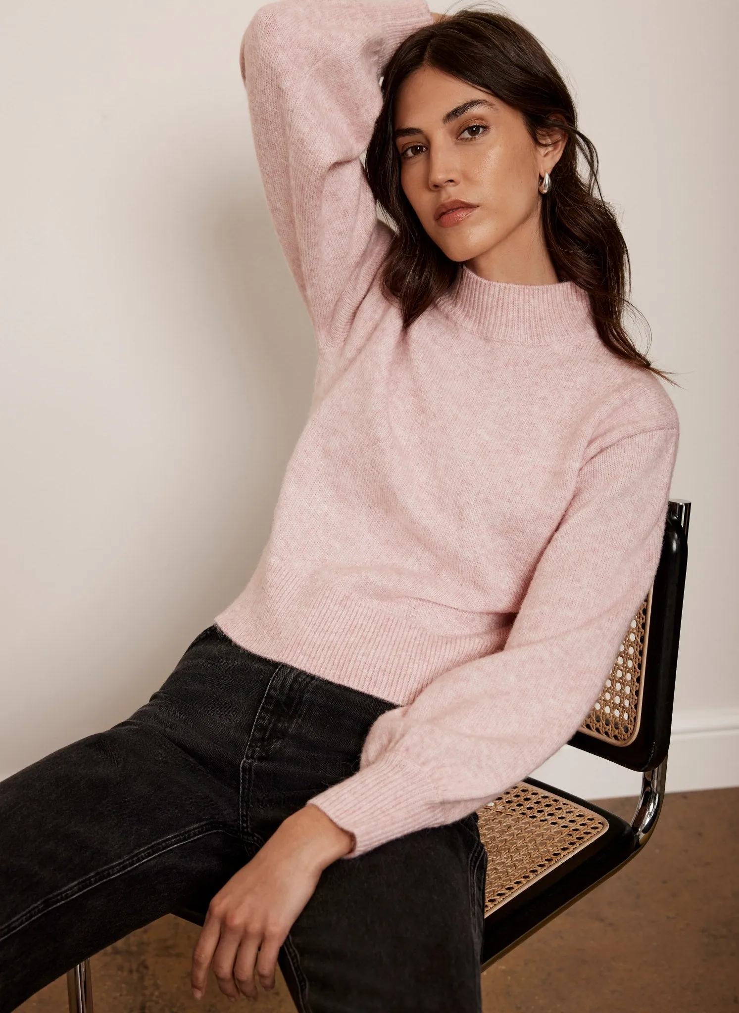 Pink High Neck Jumper sold by Mint Velvet product image thumbnail 3
