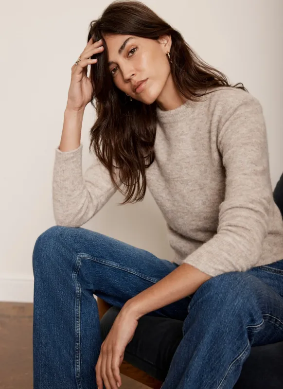Neutral Wool Blend Jumper sold by Mint Velvet