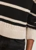 Black Striped Cotton Blend Jumper sold by Mint Velvet