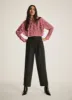 Black Tailored Tapered Trousers sold by Mint Velvet