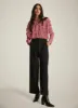 Black Tailored Tapered Trousers sold by Mint Velvet