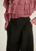 Black Tailored Tapered Trousers sold by Mint Velvet
