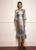 Silver Metallic Midi Dress sold by Mint Velvet