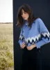 Blue Wool Blend Fairisle Jumper sold by Mint Velvet