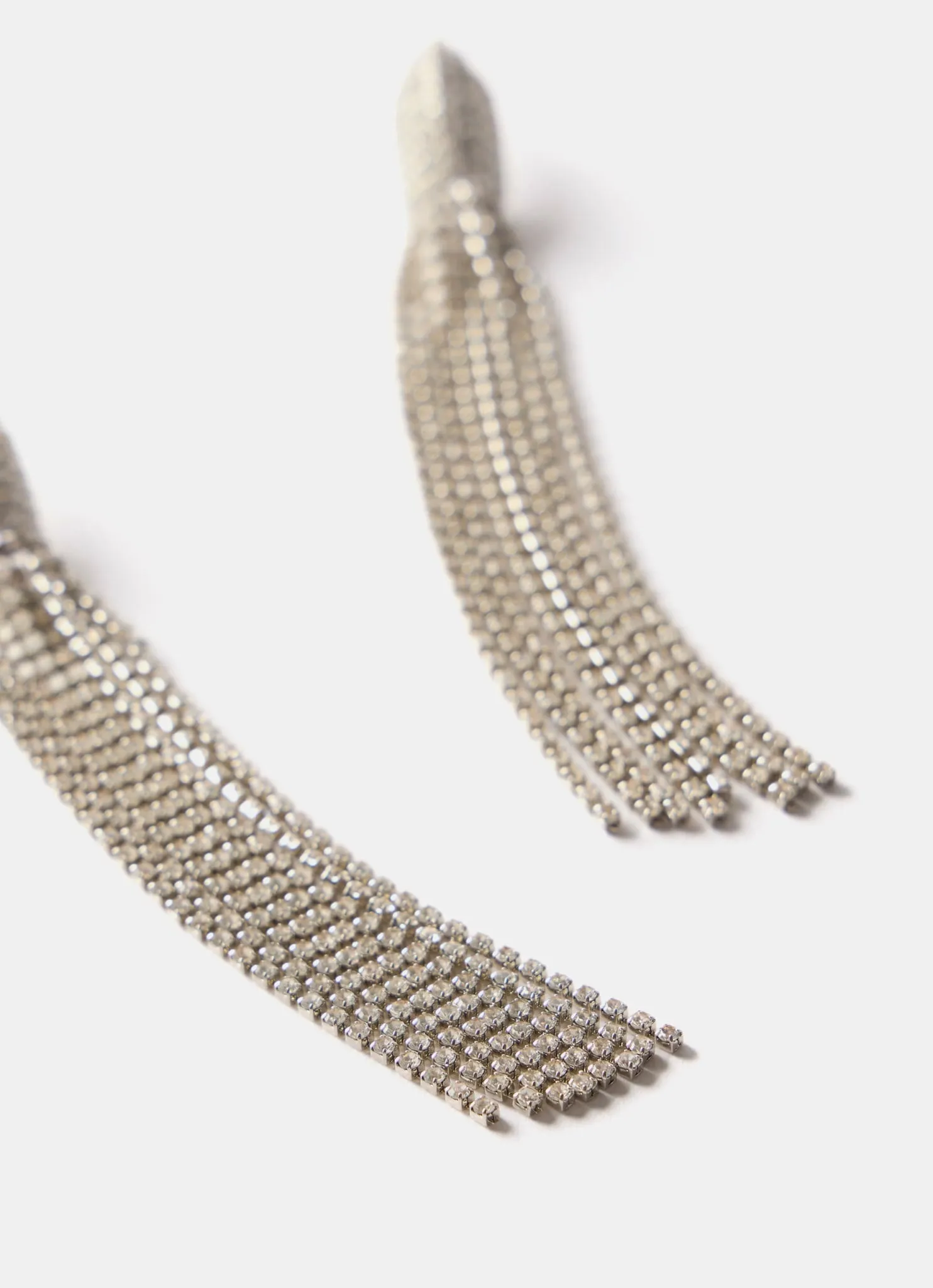 Silver Tone Statement Long Drop Earrings sold by Mint Velvet product image thumbnail 3