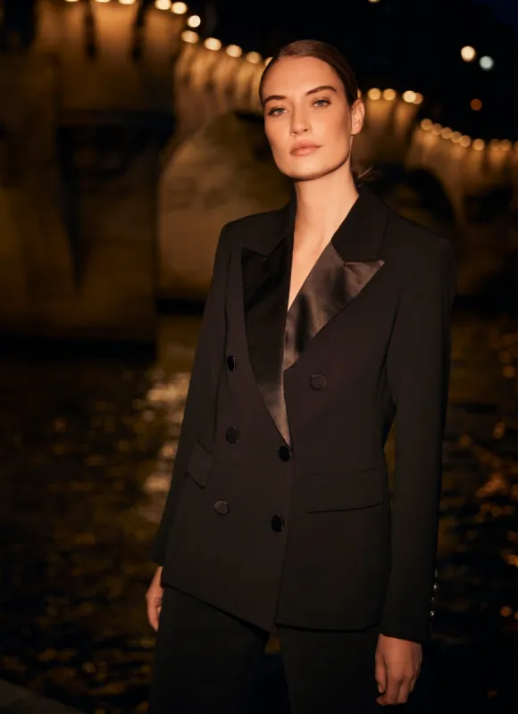 Black Tuxedo Blazer sold by Mint Velvet