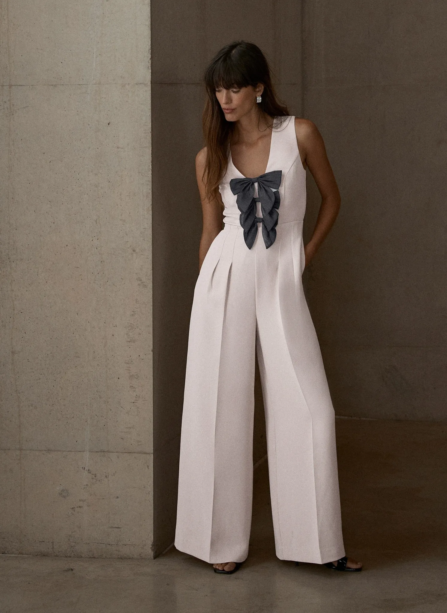 Pink Bow Detail Jumpsuit sold by Mint Velvet product image thumbnail 5