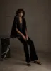 Black Velvet Flared Trousers sold by Mint Velvet