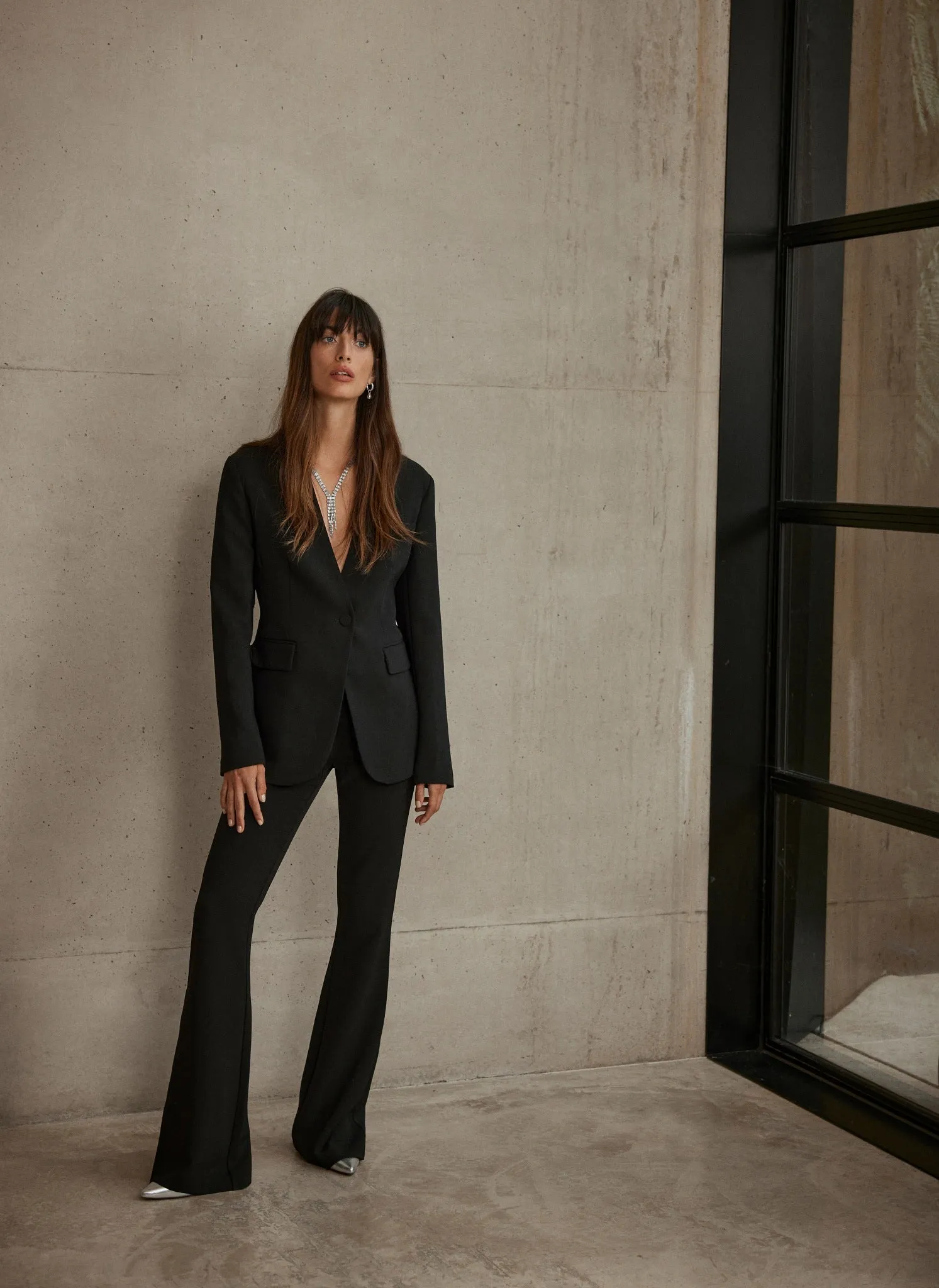 Black Flare Trousers sold by Mint Velvet product image thumbnail 4