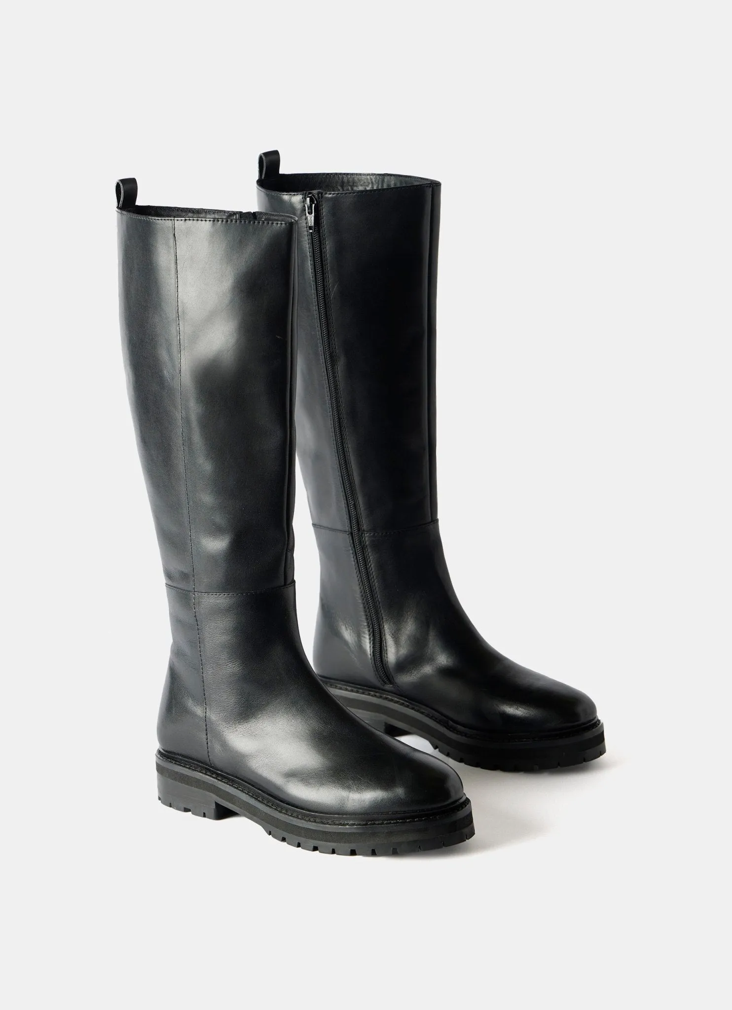 Sam Black Leather Knee High Boots sold by Mint Velvet product image thumbnail 5