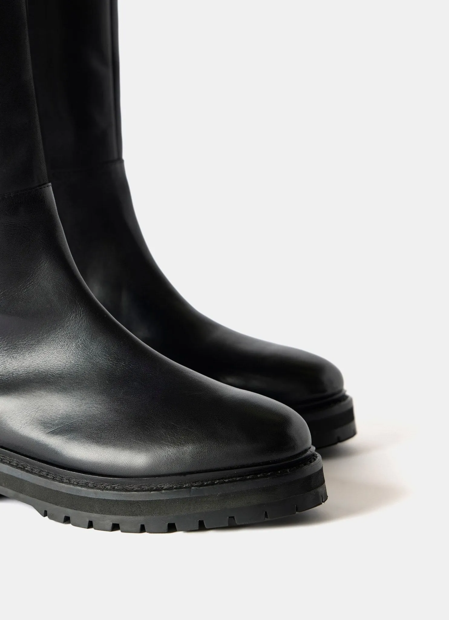 Sam Black Leather Knee High Boots sold by Mint Velvet product image thumbnail 4