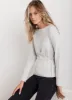 Grey Cotton Blend Zip Side Jumper sold by Mint Velvet