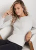 Grey Cotton Blend Zip Side Jumper sold by Mint Velvet