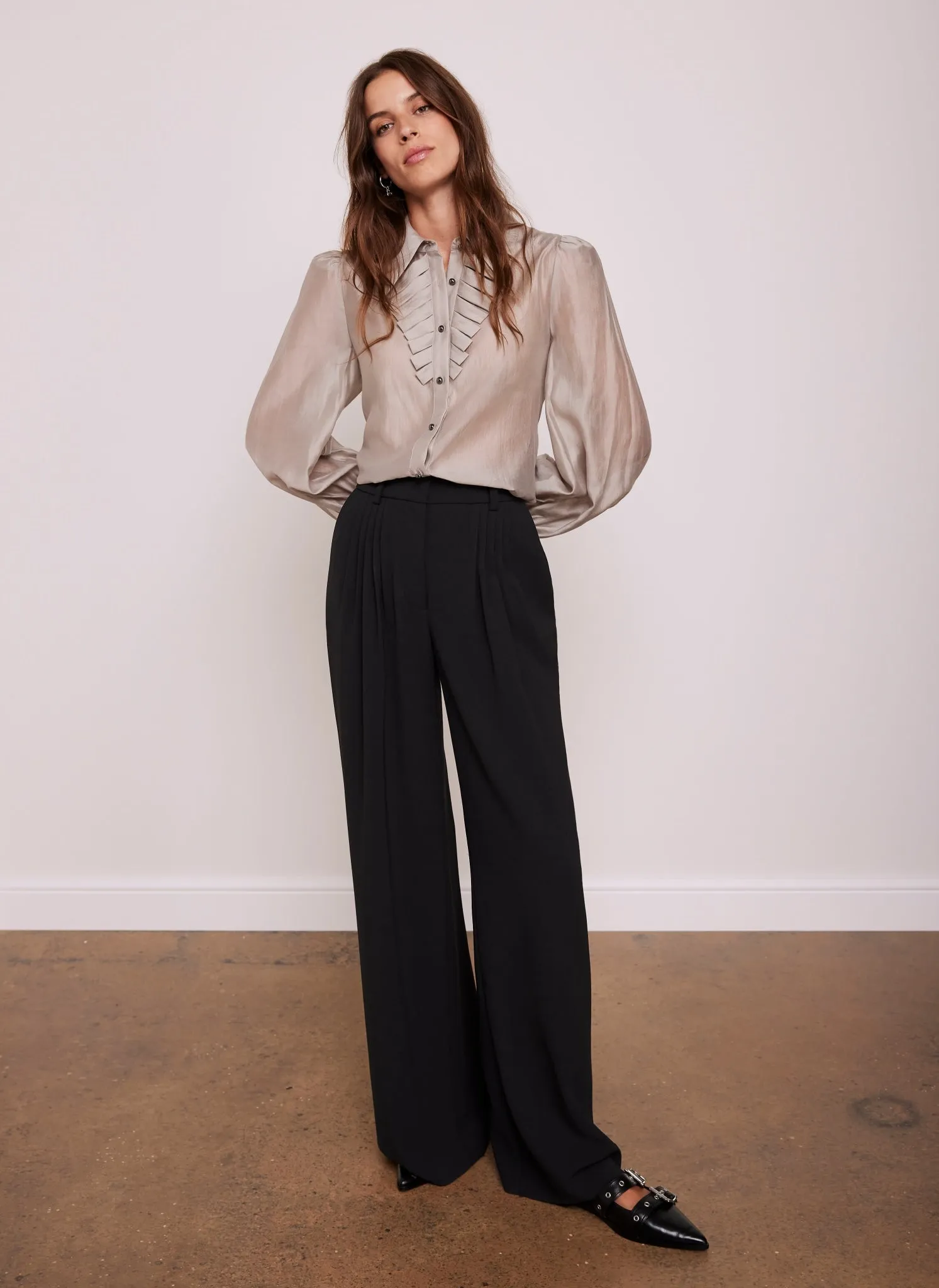 Grey Tab Detail Shirt sold by Mint Velvet product image thumbnail 2