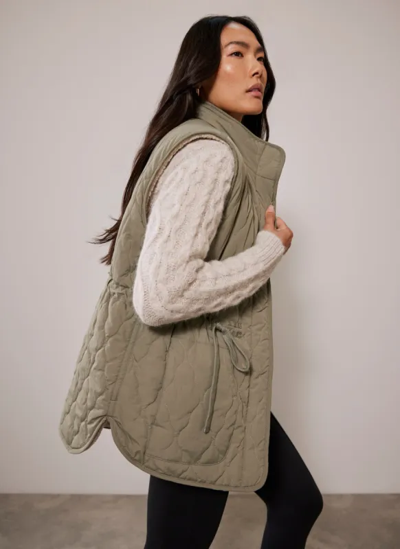 Reversible Padded Borg Gilet sold by Mint Velvet