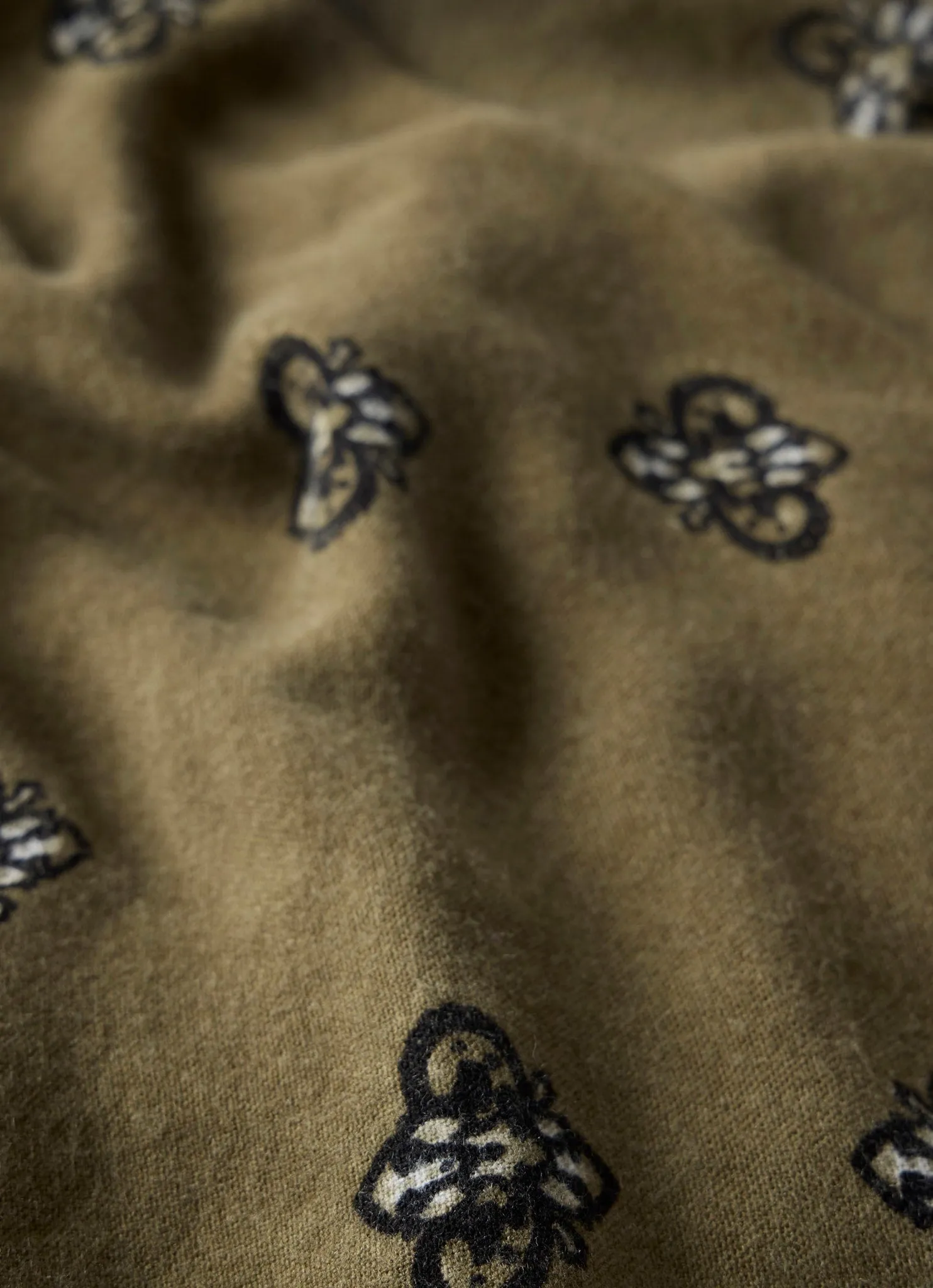 Khaki Paisley Print Cape sold by Mint Velvet product image thumbnail 5