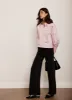 Pink Bow Detail Cropped Shirt sold by Mint Velvet