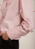Pink Bow Detail Cropped Shirt sold by Mint Velvet