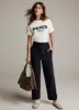 Navy Slim Trousers sold by Mint Velvet