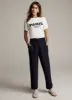 Navy Slim Trousers sold by Mint Velvet